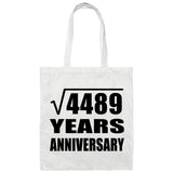 67th Anniversary Square Root of 4489 Years Anniversary - Tote Bag White