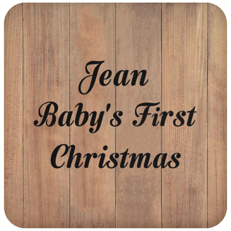 Jean Baby's First Christmas - Drink Coaster C