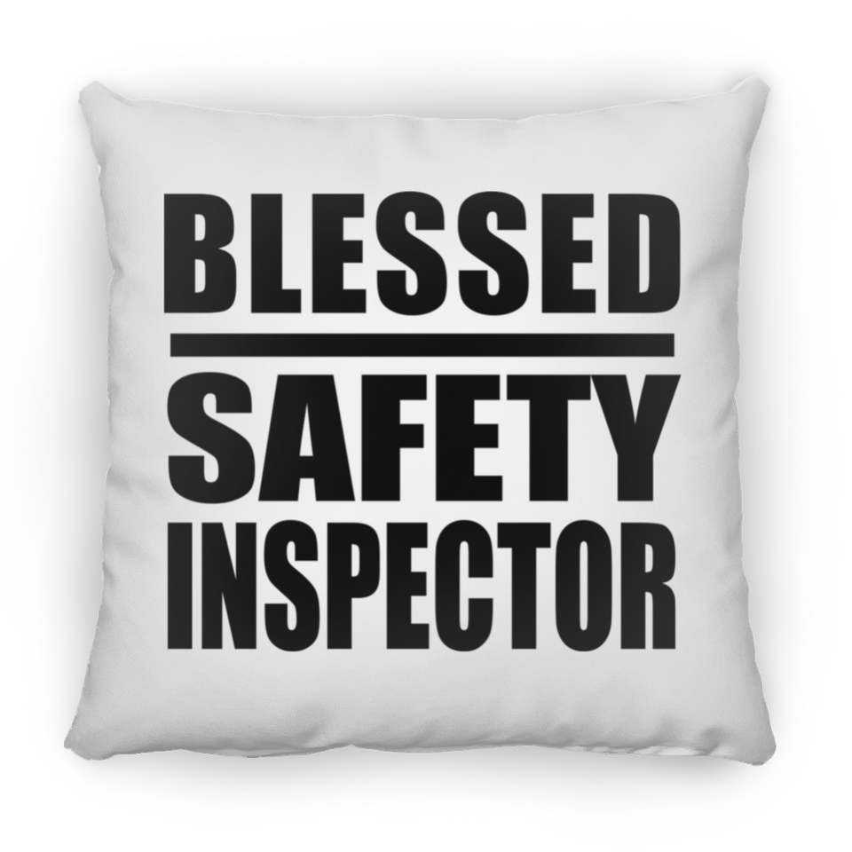 Blessed Safety Inspector - Throw Pillow