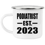 Podiatrist Established EST. 2023 - 12oz Camping Mug