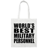 World's Best Military Personnel - Tote Bag White