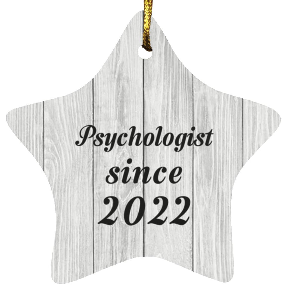 Psychologist Since 2022 - Star Ornament F