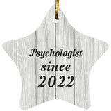 Psychologist Since 2022 - Star Ornament F
