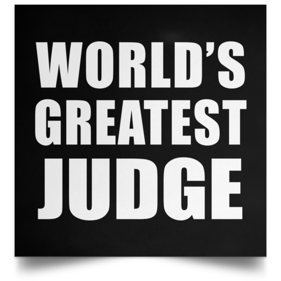 World's Greatest Judge - Poster Square