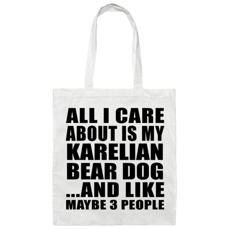 All I Care About Is My Karelian Bear Dog - Tote Bag White