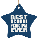 Best School Principal Ever - Star Ornament