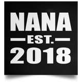 Nana Established EST. 2018 - Poster Square