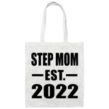 Step Mom Established EST. 2022 - Tote Bag White