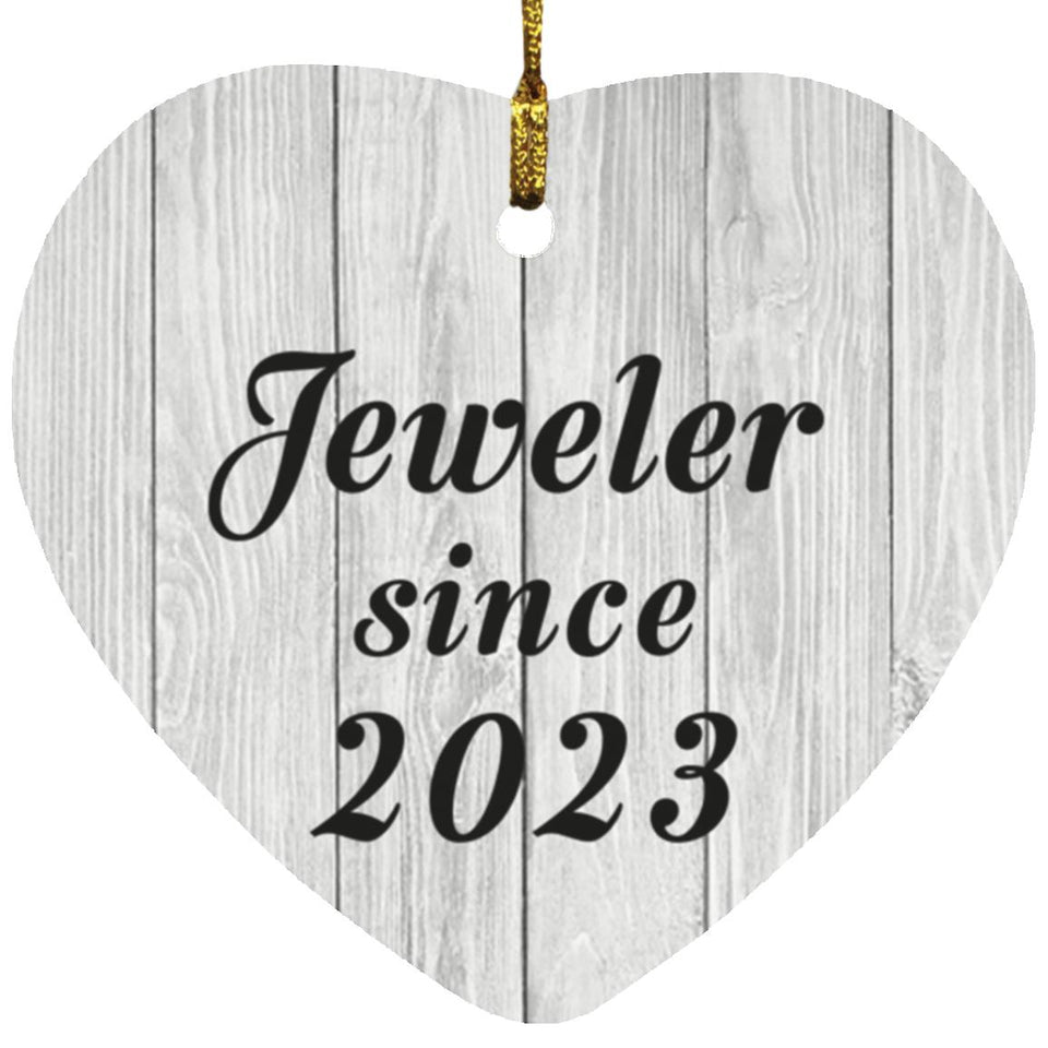 Jeweler Since 2023 - Heart Ornament F