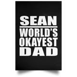 Sean World's Okayest Dad - Poster Portrait