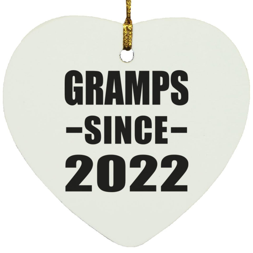 Gramps Since 2022 - Heart Ornament