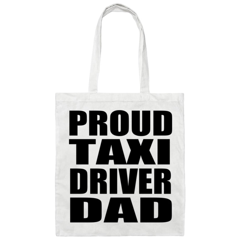 Proud Taxi Driver Dad - Tote Bag White
