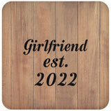 Girlfriend Established EST. 2022 - Drink Coaster C