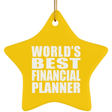 World's Best Financial Planner - Star Ornament