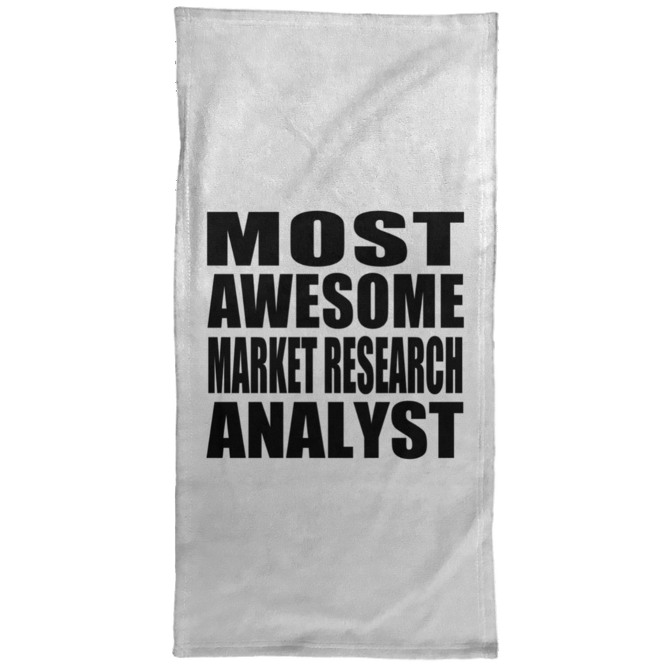 Most Awesome Market Research Analyst - Hand Towel