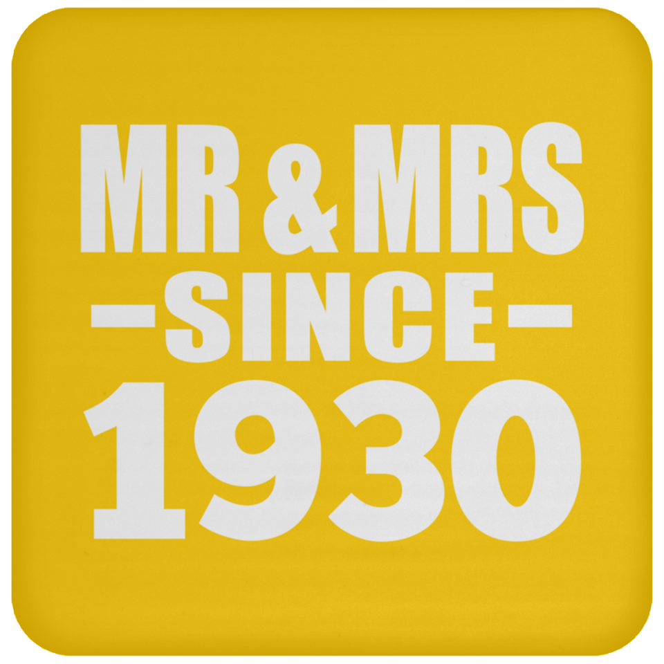 94th Anniversary Mr & Mrs Since 1930 - Drink Coaster
