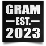 Gram Established EST. 2023 - Poster Square