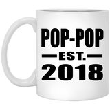 Pop-Pop Established EST. 2018 - 11 Oz Coffee Mug