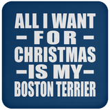 All I Want For Christmas Is My Boston Terrier - Coaster