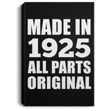 99th Birthday Made in 1925 All Parts Original - Canvas Portrait