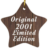 23rd Birthday Original 2001 Limited Edition - Star Ornament D