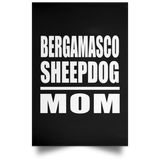 Bergamasco Sheepdog Mom - Poster Portrait