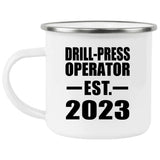 Drill-Press Operator Established EST. 2023 - 12oz Camping Mug