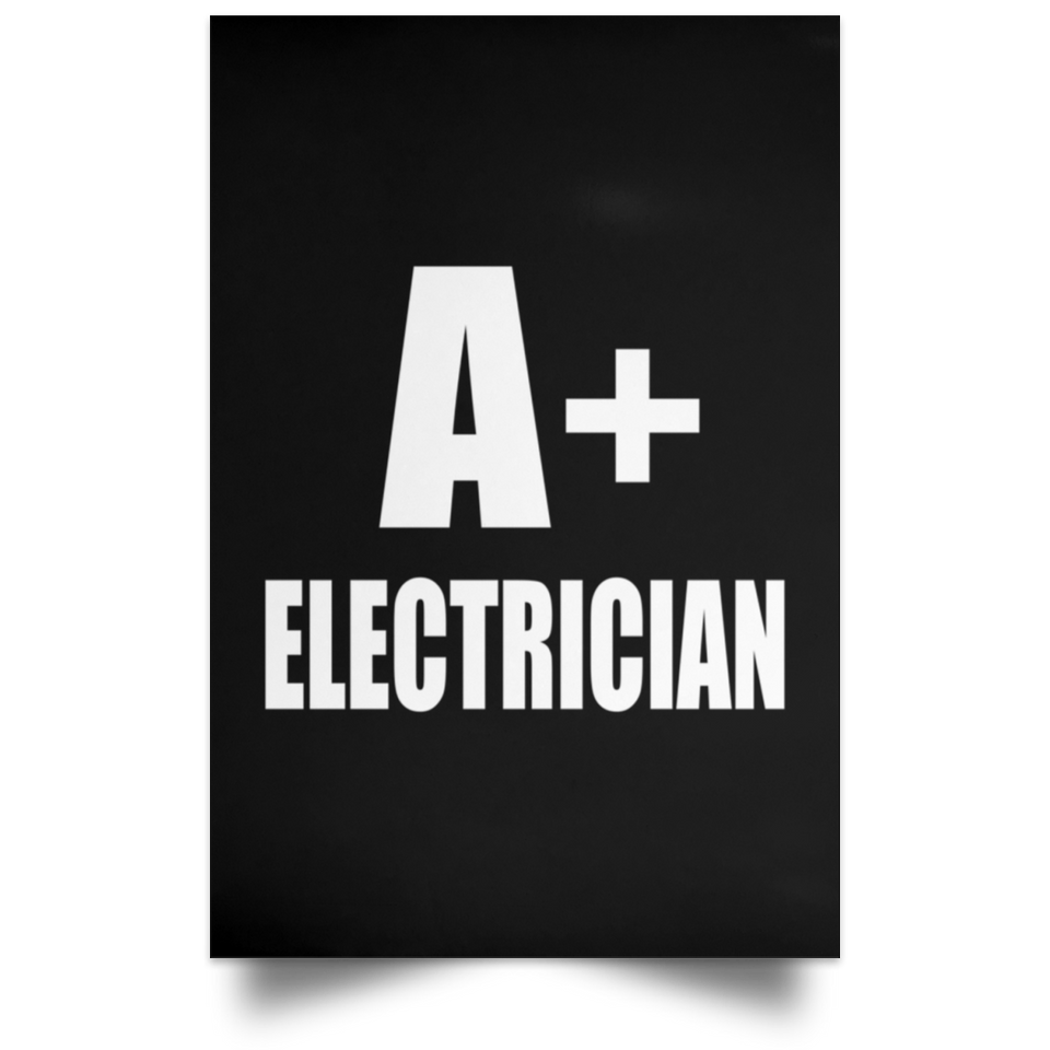 A+ Electrician - Poster Portrait