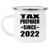 Tax Preparer Since 2022 - 12oz Camping Mug