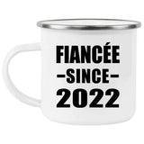 Fiancee Since 2022 - 12oz Camping Mug