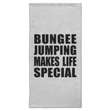 Bungee Jumping Makes Life Special - Hand Towel