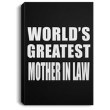 World's Greatest Mother In Law - Canvas Portrait