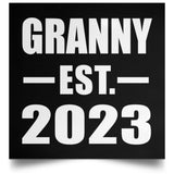 Granny Established EST. 2023 - Poster Square