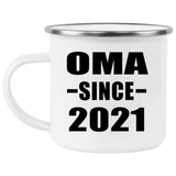 Oma Since 2021 - 12oz Camping Mug