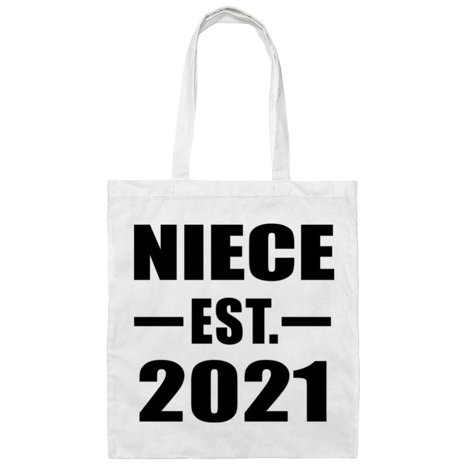 Niece Established EST. 2021 - Tote Bag White