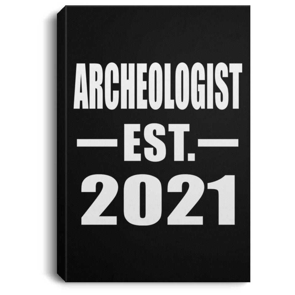 Archeologist Established EST. 2021 - Canvas Portrait