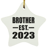 Brother Established EST. 2023 - Star Ornament