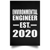 Environmental Engineer Established EST. 2020 - Poster Portrait