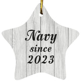 Navy Since 2023 - Star Ornament F