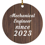 Mechanical Engineer Since 2023 - Circle Ornament D