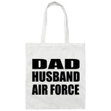 Dad Husband Air Force - Tote Bag White