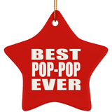 Best Pop-Pop Ever - Star Ornament