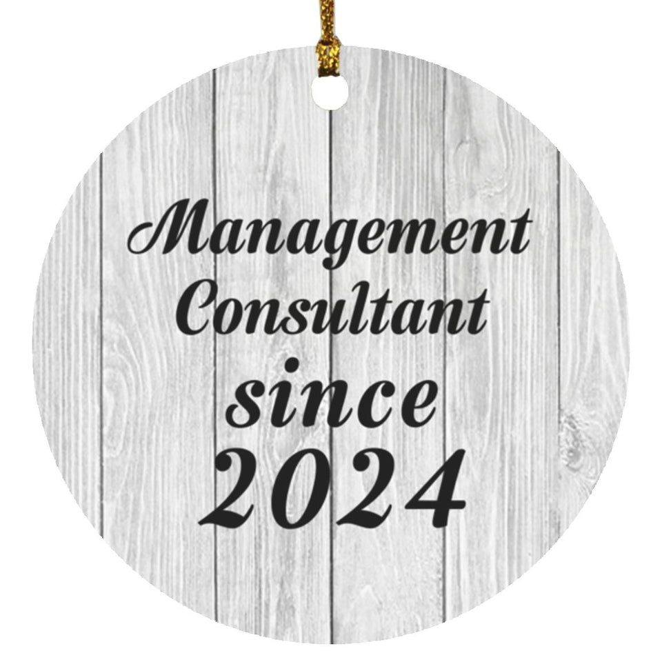 Management Consultant Since 2024 - Circle Ornament F