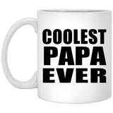 Coolest Papa (Grandpa) Ever - 11 Oz Coffee Mug