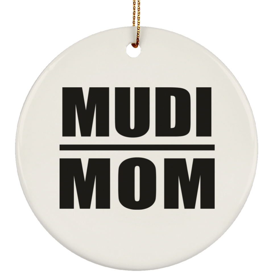 Mudi Mom - Circle Ornament