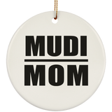 Mudi Mom - Circle Ornament