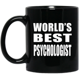 World's Best Psychologist - 11 Oz Coffee Mug Black