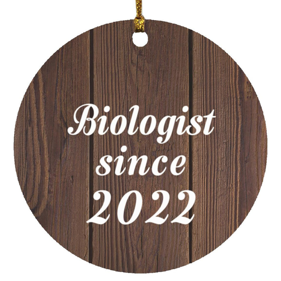 Biologist Since 2022 - Circle Ornament D