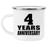 4th Anniversary 4 Years - 12oz Camping Mug