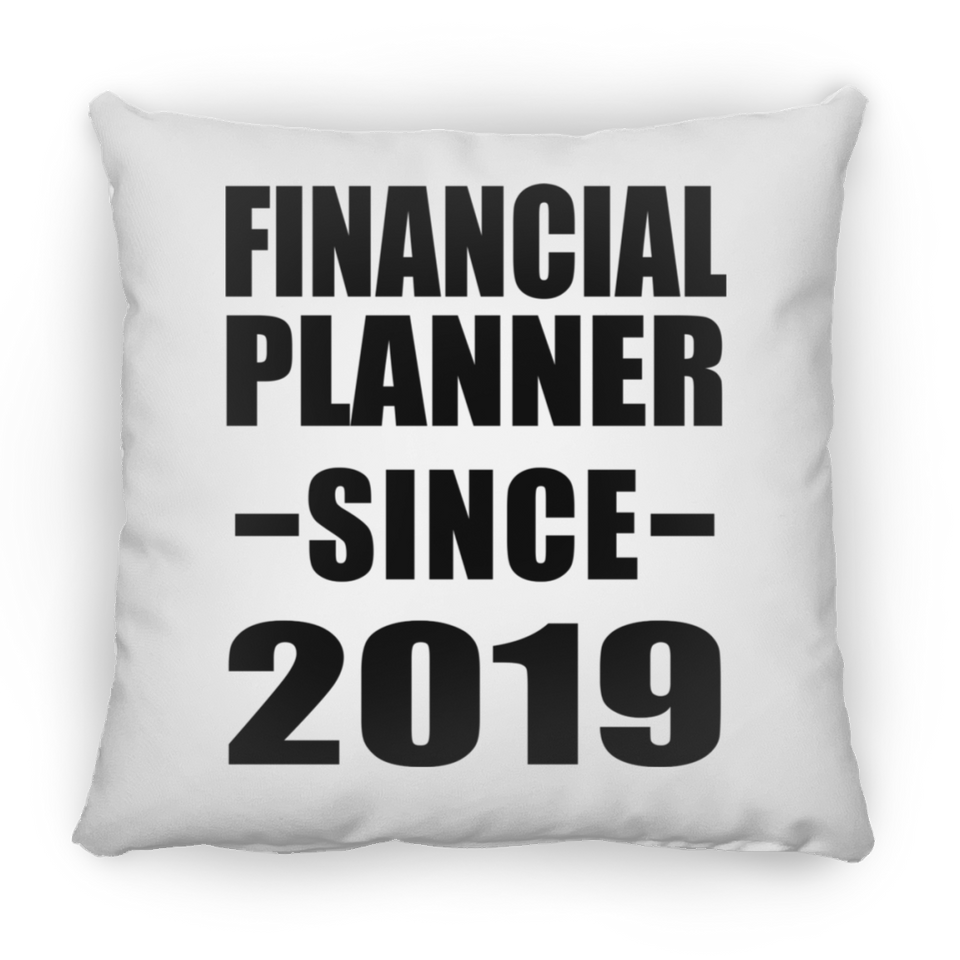 Financial Planner Since 2019 - Throw Pillow